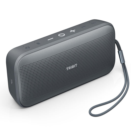 Tribit StormBox Flow Bluetooth Speaker, Speakers Bluetooth Wireless with XBass, 30H Playtime Wireless Speaker, IP67, Bluetooth 5.3, TWS, Custom EQ, Portable Speaker for Outdoor Travel Beach